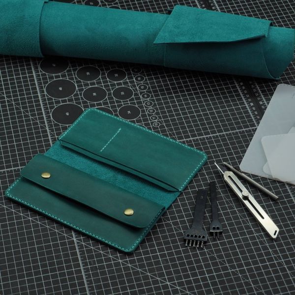 Acrylic template for making a long wallet 04