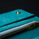 YKK 18cm, blue-brass