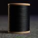 Round waxed thread 0.55 mm color Black №M999 | 140 meters