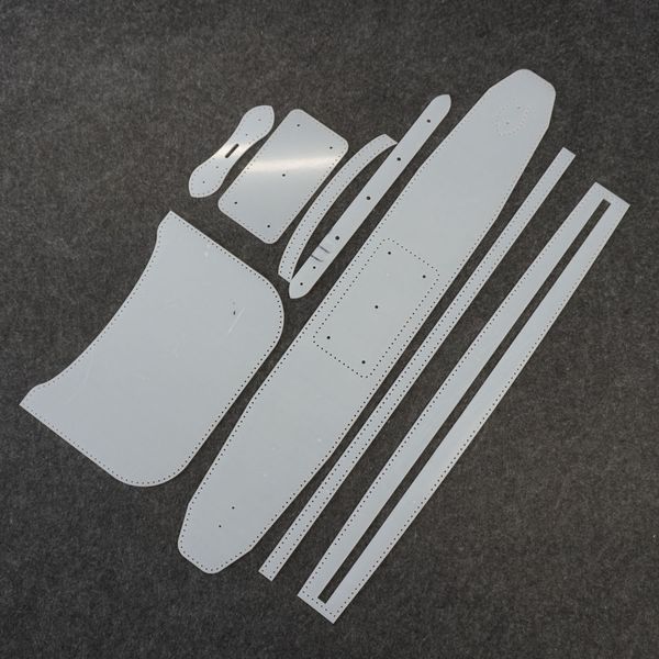 Acrylic template for making а bag 01