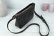 Women's leather bag Nadia, genuine Vintage leather, color brown, shade Chocolate, Blue