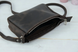 Women's leather bag Nadia, genuine Vintage leather, color brown, shade Chocolate, Blue