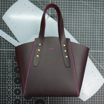 Acrylic template for making a bag "Women's Mini 4"