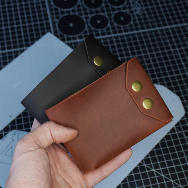 Шаблон ( Викрійка ) з акрилу для виготовлення гаманця Bifold 06 Acrylic-25-06 фото
