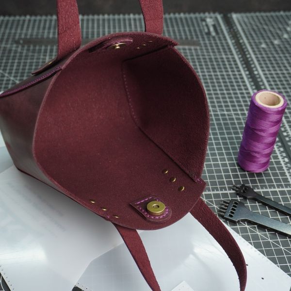 Acrylic template for making a bag "Women's Mini 4"