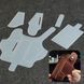 Acrylic template for making a holster for a Makarov pistol