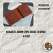 Шаблон ( Викрійка ) з акрилу для виготовлення гаманця Bifold 05 Acrylic-25-05 фото 2