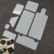 Acrylic template for making a wallet with a coin case 01